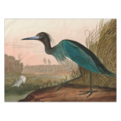 Blue Crane oder Heron Birds of America Audubon Pri Tischdecke (Vorderseite (Horizontal))