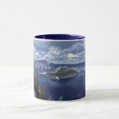 Blue Crater Foto Snowy Mountain Landschaft Tasse (Zentrum)