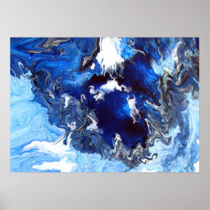 Blue Crator 36" x 12", Value Poster Paper (Matte)