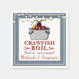 Blue Crawfish Boil GRILLEN Sonderveranstaltung Ver Serviette
