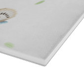 Blue & Cream Butterfliegen im Traumflug Schneidebrett (Ecke)