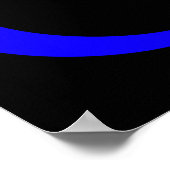 Blue Crescent & Star.png Poster (Ecke)