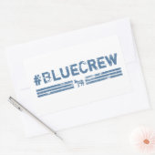 Blue Crew Rechteckiger Aufkleber (Umschlag)