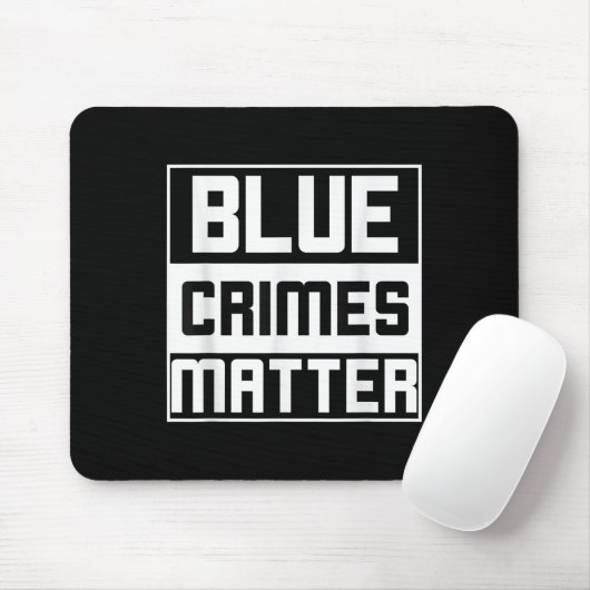 Blue Crimes Anti-Polizei-Staat Mousepad (Mit Mouse)