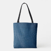 Blue Crocodile Lederprint Tasche (Rückseite)