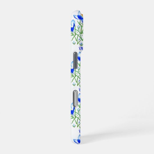 Blue Crocus iPhone Hülle (Rechte Seite)