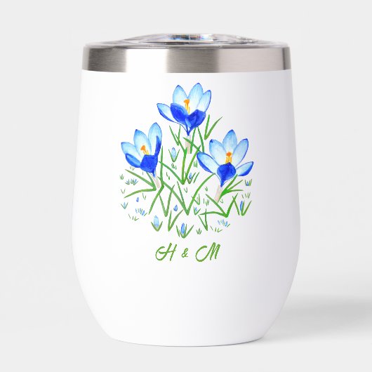 Blue Crocuses (Vorderseite)