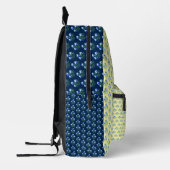 Blue Crocuses Bedruckter Rucksack (Links)