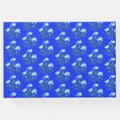 Blue Crocuses Wedding Gästebuch (Rückseite)