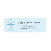 Blue Cross Baby Baptisse / Christening Address (Vorne)