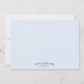 BLUE CROSS | BAPTISMITTELEINLADUNG EINLADUNG (Rückseite)