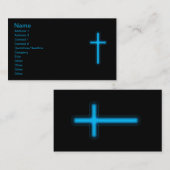 Blue Cross-Business-Card Visitenkarte (Vorne/Hinten)