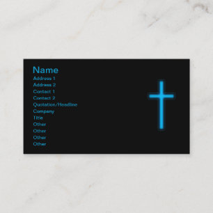 Blue Cross-Business-Card Visitenkarte