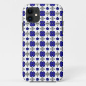 Blue Cross Motif Case-Mate iPhone Hülle (Rückseite)