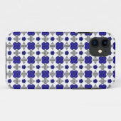 Blue Cross Motif Case-Mate iPhone Hülle (Rückseite (Horizontal))