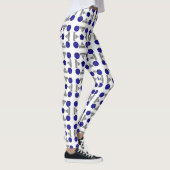 Blue Cross Motif Leggings (Rechts)