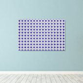 Blue Cross Motif Leinwanddruck (Insitu (Holzboden))