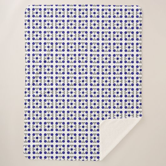 Blue Cross Motif Sherpadecke (Vorderseite)