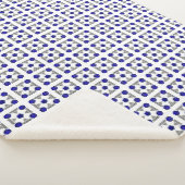Blue Cross Motif Sherpadecke (3/4)