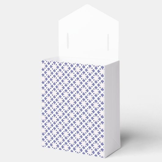 Blue  Cross Pendant Pattern  Geschenkschachtel (Geöffnet)