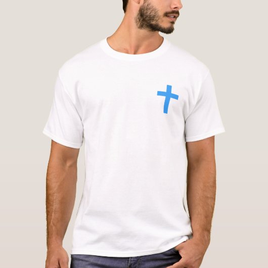 Blue Cross T - Shirt (Vorderseite)