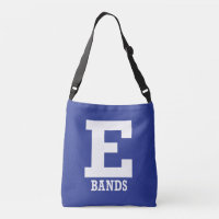 Blue Crossbody Bag mit E-Bands