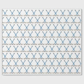 Blue Crossed Hockey Sticks und Puck Geschenkpapier (Flach)