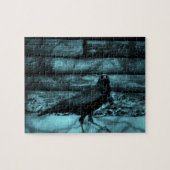 Blue Crow Shadows Puzzle (Horizontal)