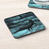 Blue Crow Shadows Untersetzer (Linke Seite)