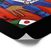 Blue Crow von Gregory Gallo Poster (Ecke)