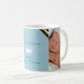 Blue Crown Baby Foto Collage Tasse (VorderseiteRechts)