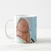 Blue Crown Baby Foto Collage Tasse (Links)