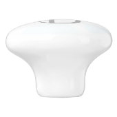 Blue Crown & Dots Royal Personalisiert Letter Knob Keramikknauf (Seitenansicht)