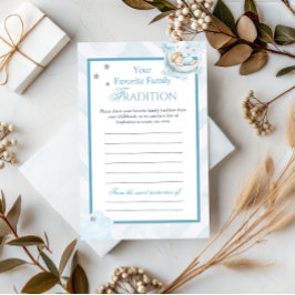 Blue Crown Family Tradition Baby Shower Advice