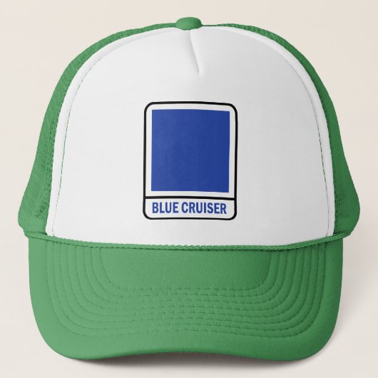 Blue Cruiser Trucker Hat Truckerkappe (Vorderseite)