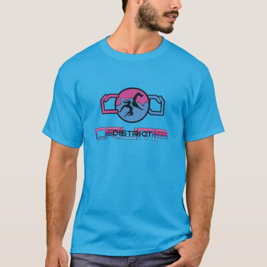 Blue Crump District T Shirt (Vorderseite)