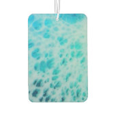 Blue Crush - Abstract Coastal Artwork Autolufterfrischer (Rückseite)