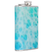 Blue Crush - Abstract Coastal Artwork  Flachmann (Rechts)