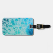 Blue Crush - Abstract Coastal Artwork  Gepäckanhänger (Vorderseite horizontal)