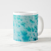 Blue Crush - Abstract Coastal Artwork  Jumbo-Tasse (Vorderseite Rechts)