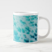 Blue Crush - Abstract Coastal Artwork  Jumbo-Tasse (Rechts)