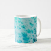 Blue Crush - Abstract Coastal Artwork  Kaffeetasse (VorderseiteRechts)