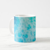 Blue Crush - Abstract Coastal Artwork  Kaffeetasse (Vorderseite Links)