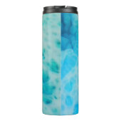 Blue Crush - Abstract Coastal Artwork  Thermosbecher (Rückseite)