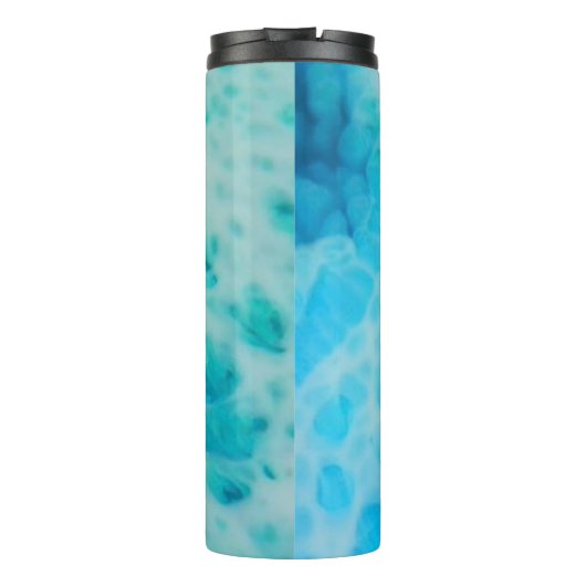 Blue Crush - Abstract Coastal Artwork  Thermosbecher (Rückseite)