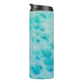 Blue Crush - Abstract Coastal Artwork  Thermosbecher (Nach rechts gedreht)