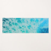 Blue Crush - Abstract Coastal Artwork Yogamatte (Vorderseite (Horizontal))