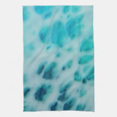 Blue Crush - Abstrakte Küstenkunst Geschirrtuch (Vertikal)