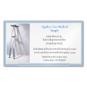 Blue Crutches medizinische Geräte Magnetische Visitenkarte (Vorderseite)