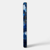 Blue Crystal Aesthetic Phone Case (Rückseite / Links)